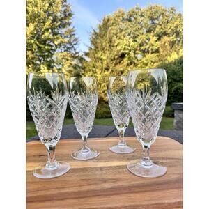 Marquis by Waterford Crystal Merano 10 Oz Iced Beverage Glasses 7-5/8” ~set Of 4